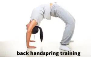 back handspring training