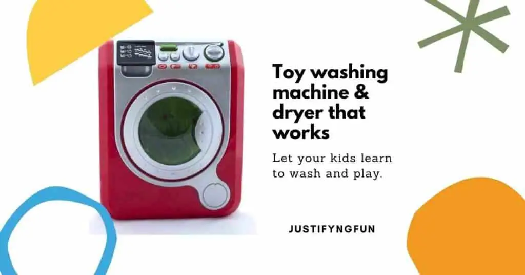 toy washing machine with dryer