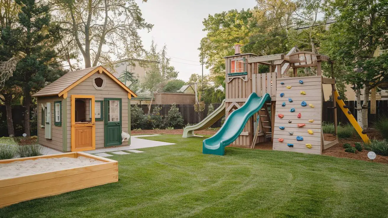 kid friendly backyard