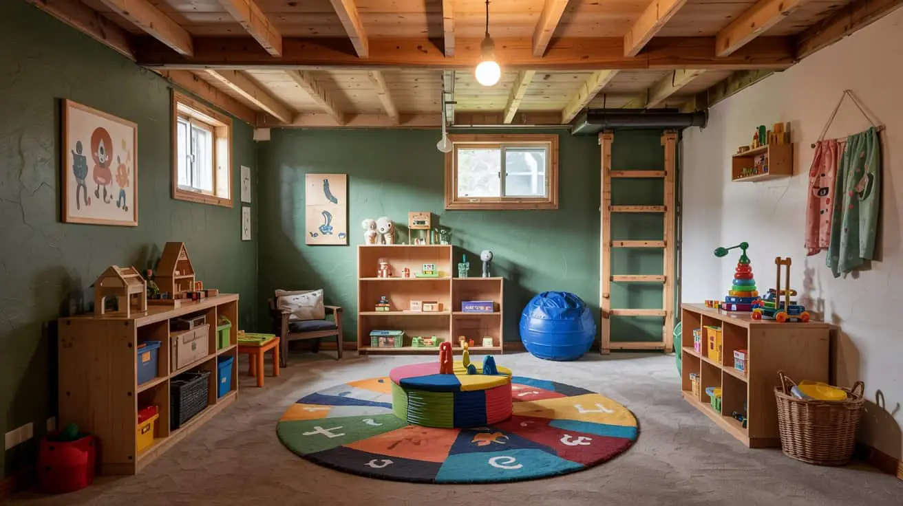 Unfinished Basement Playroom Ideas for Parents on a Budget (That Still Look Amazing)